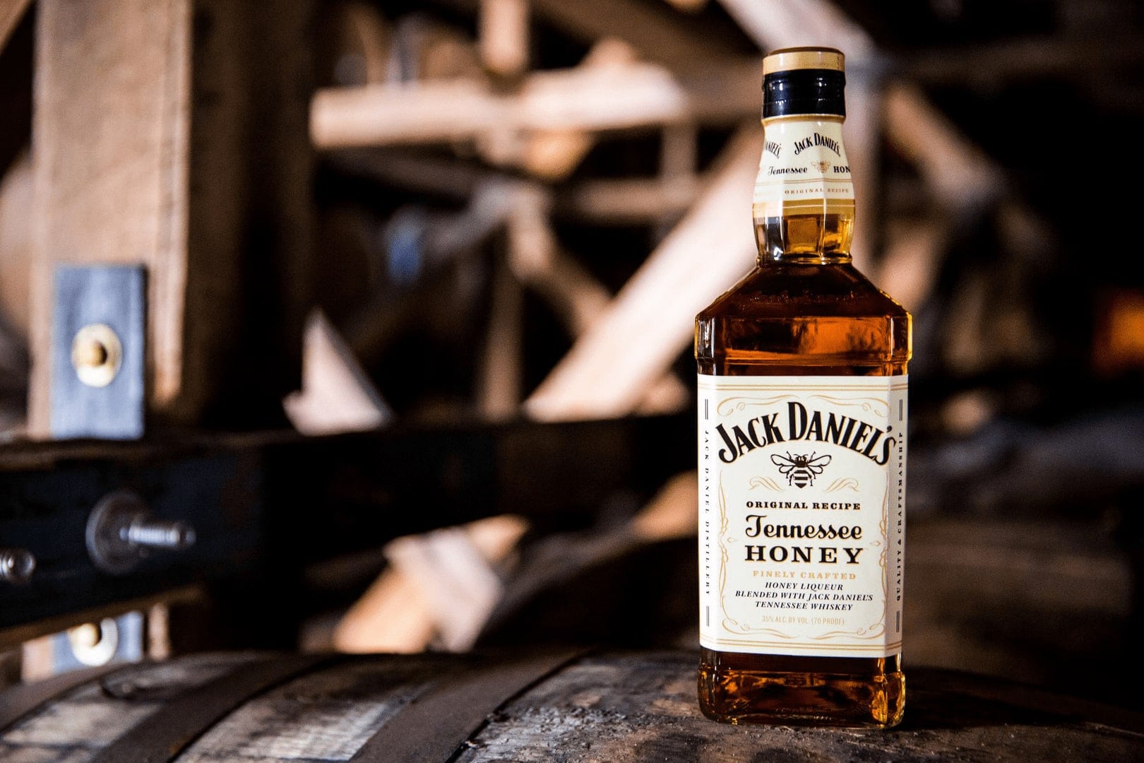 A bottle of Jack Daniel's Honey